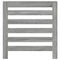 Radiatorombouw 78x20x82 cm bewerkt hout grijs sonoma eikenkleur
