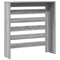 Radiatorombouw 78x20x82 cm bewerkt hout grijs sonoma eikenkleur