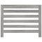 Radiatorombouw 104x20x82 cm bewerkt hout grijs sonoma eiken