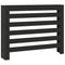 Radiatorombouw 104x20x82 cm bewerkt hout zwart
