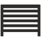 Radiatorombouw 104x20x82 cm bewerkt hout zwart