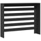 Radiatorombouw 104x20x82 cm bewerkt hout zwart