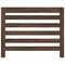 Radiatorombouw 104x20x82 cm bewerkt hout bruin eikenkleurig
