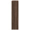 Radiatorombouw 104x20x82 cm bewerkt hout bruin eikenkleurig