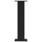 Speakerstandaards 2 st 30x30x95 cm bewerkt hout zwart