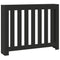 Radiatorombouw 104x20x82 cm bewerkt hout zwart
