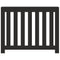 Radiatorombouw 104x20x82 cm bewerkt hout zwart