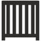 Radiatorombouw 78x20x82 cm bewerkt hout zwart