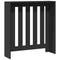 Radiatorombouw 78x20x82 cm bewerkt hout zwart