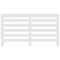 Radiatorombouw 149x20x82 cm bewerkt hout wit