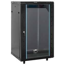 Netwerkkast 18U 19" IP20 60x60x100 cm zwart