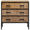 Dressoir 70x35x70 cm massief ruw mangohout