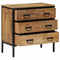 Dressoir 70x35x70 cm massief ruw mangohout