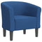 Kuipstoel stof blauw