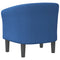 Kuipstoel stof blauw