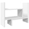 Bureau organiser 38,5x17x39 cm bewerkt hout wit