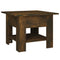 Salontafel 55x55x42 cm bewerkt hout gerookt eikenkleurig