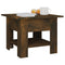Salontafel 55x55x42 cm bewerkt hout gerookt eikenkleurig