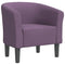 Kuipstoel stof paars
