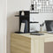 Bureau organiser 42x21,5x42 cm bewerkt hout zwart
