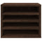 Bureau organiser 36x26x29,5 cm bewerkt hout bruin eikenkleurig