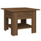 Salontafel 55x55x42 cm spaanplaat bruin eikenkleur
