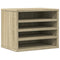Bureau organiser 36x26x29,5 cm bewerkt hout sonoma eikenkleurig