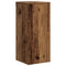 Plantenstandaards 2 st 30x30x70 cm bewerkt hout oud houtkleurig