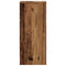 Plantenstandaards 2 st 30x30x70 cm bewerkt hout oud houtkleurig