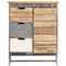 Dressoir 60x30x70 cm massief mangohout
