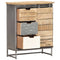 Dressoir 60x30x70 cm massief mangohout