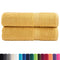 Handdoeken 2 st 600 g/m 50x100 cm 100% katoen goudkleurig
