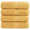 Washandjes 4 st 600 g/m 30x30 cm 100% katoen goudkleurig
