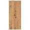 Plantenstandaards 2 st 30x30x70 cm hout artisanaal eiken