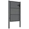 Poort 105x200 cm staal antracietkleurig