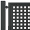 Poort 105x200 cm staal antracietkleurig