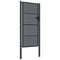 Poort 105x225 cm staal antracietkleurig