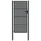 Poort 105x225 cm staal antracietkleurig