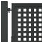 Poort 105x225 cm staal antracietkleurig
