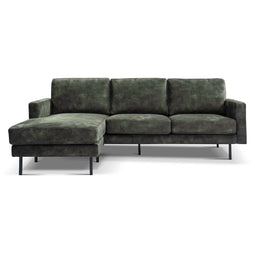 Tower living cambridge 2,5-al/ar + chaise r/l - adore 017 grey olive
