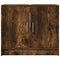 Wastafelkast 63x29x55 cm bewerkt hout gerookt eikenkleurig