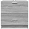 Wastafelkast 59x37x59 cm bewerkt hout grijs sonoma eikenkleurig