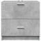 Wastafelkast 59x37x59 cm bewerkt hout betongrijs