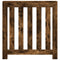 Radiatorombouw 78x20x82 cm bewerkt hout gerookt eikenkleurig
