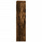 Radiatorombouw 78x20x82 cm bewerkt hout gerookt eikenkleurig