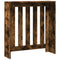 Radiatorombouw 78x20x82 cm bewerkt hout gerookt eikenkleurig