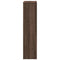 Radiatorombouw 104x20x82 cm bewerkt hout bruin eikenkleurig