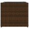 Plantenbak 36x30x32 cm poly rattan bruin