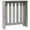 Radiatorombouw 78x20x82 cm bewerkt hout grijs sonoma eikenkleur