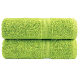 Washandjes 2 st 600 g/m 30x30 cm 100% katoen appelgroen